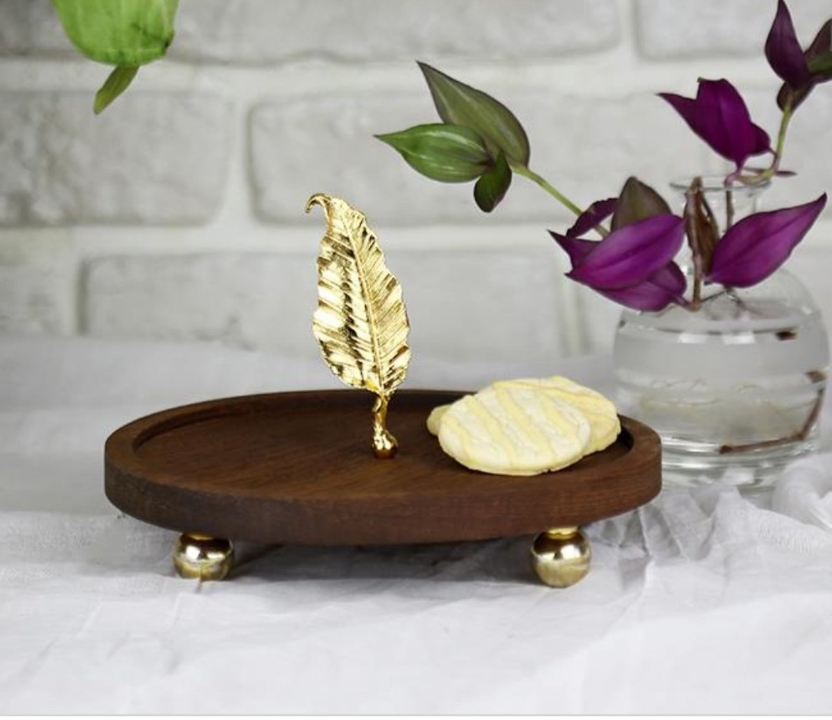 Holst Porzellan Professionele etagère met 3 niveaus, ET 003, wit/zilver