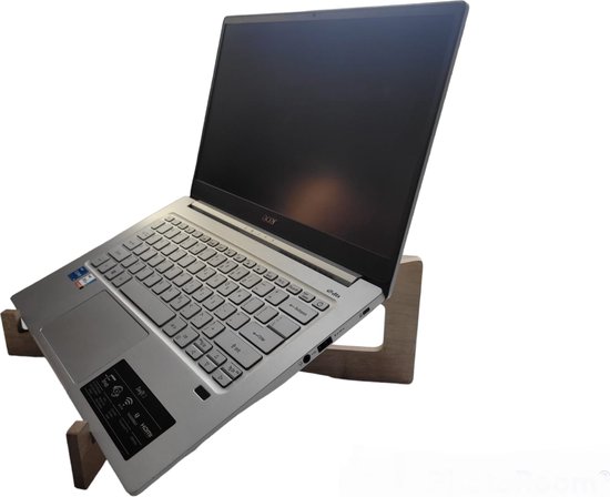 Laptop - Telefoon - Tablet - Standaard van eiken kleur - stylwood