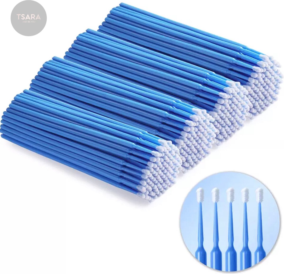 Microbrush Blauw - Wimper Extensions - Lash product