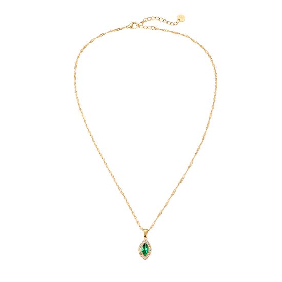 Y ketting Emma | lange ketting goud | World's Finest