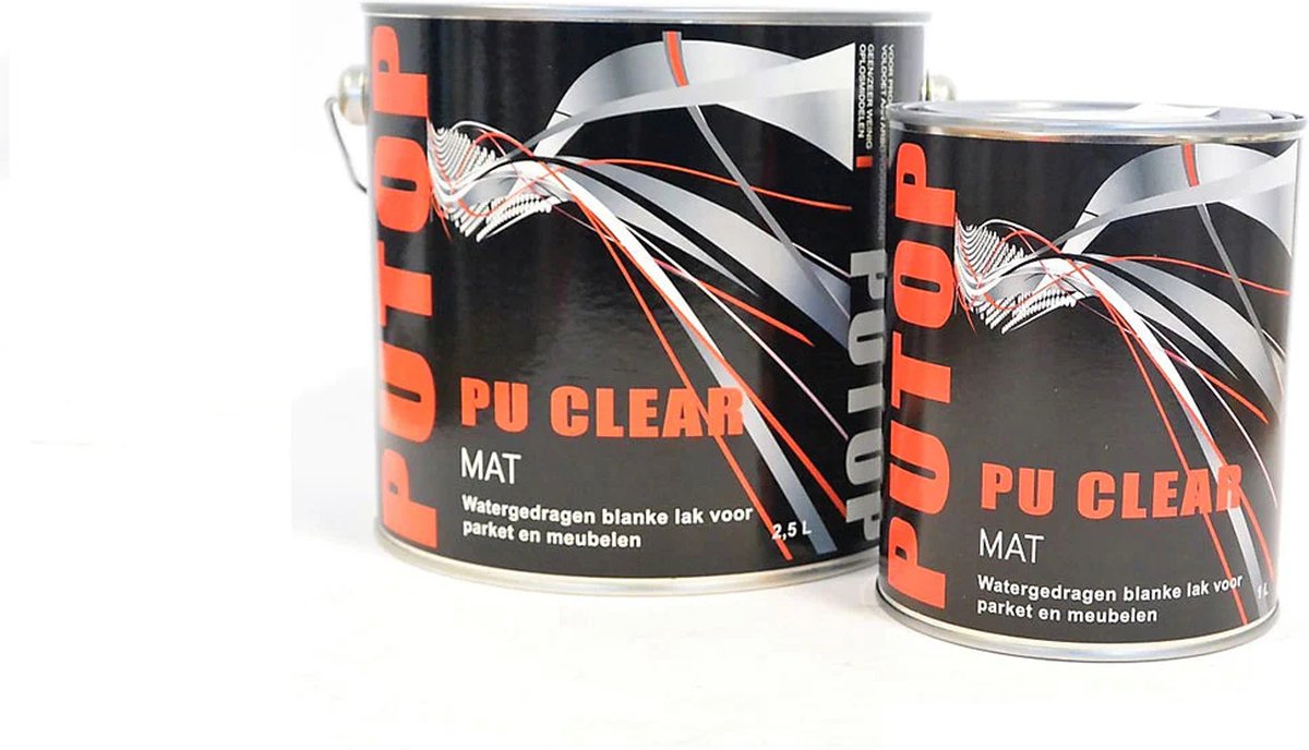 Blanke lak Mat water gedragen Putop 1 liter