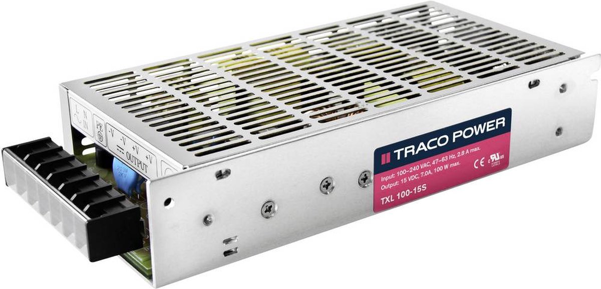 TracoPower TXL 035-05S AC/DC inbouwnetvoeding 7 A 35 W 5 V/DC