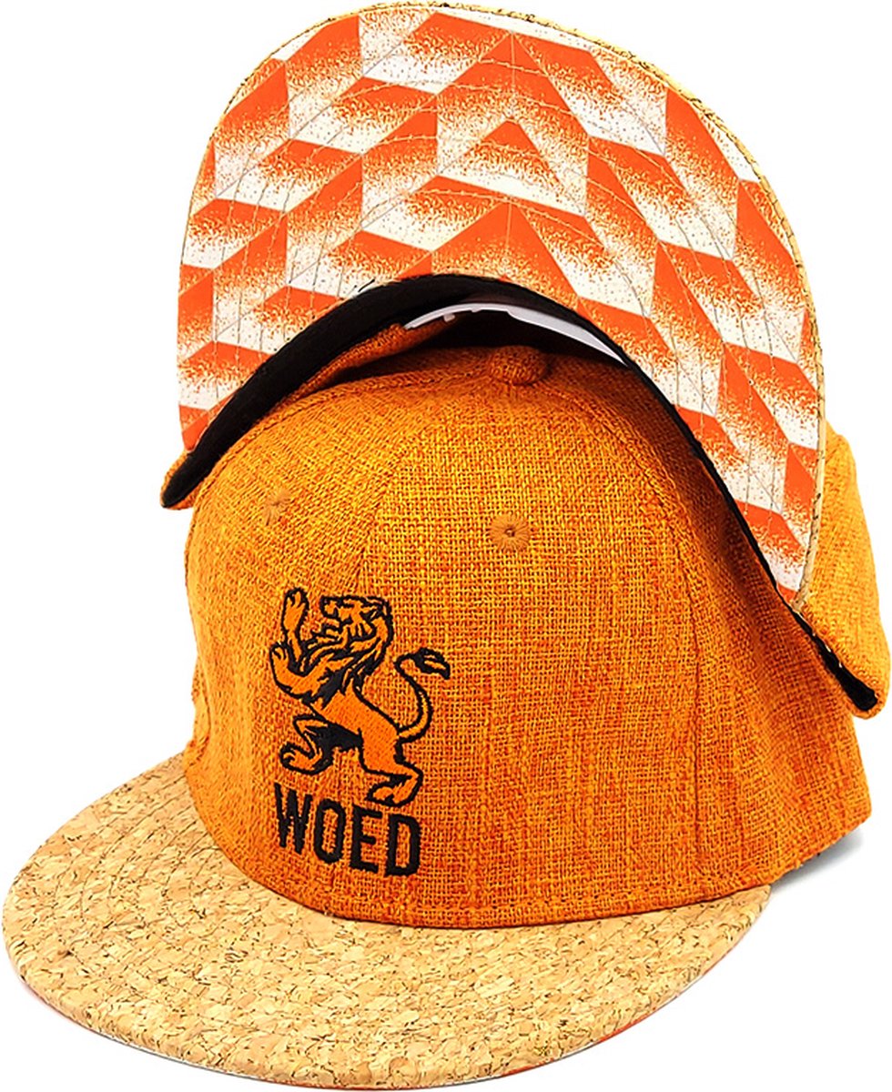 Woed | 1988 - snapback - pet - oranje - kindermaat - kurk - WK