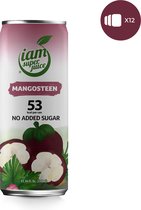 I am Superjuice Mangosteen 12x0,33L - échte mangosteensap gemixt met water - zonder toegevoegde suikers - zonder conserveringsmiddelen - zonder concentraat - exotisch fruitsapje - fruit juice - mangistan juice