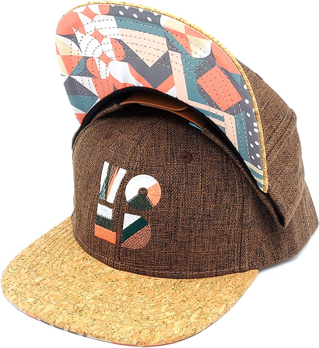 Woed | CONVEX - snapback - Pet - Bruin - Hennep - kurk