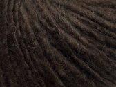 Donker bruin alpacawol gemengd met acryl garen en merino wol kopen - volumineuze dikke breiwol haken of breien op pendikte 5-6 mm. - luxe breigaren pakket van 8 bollen a 50gram