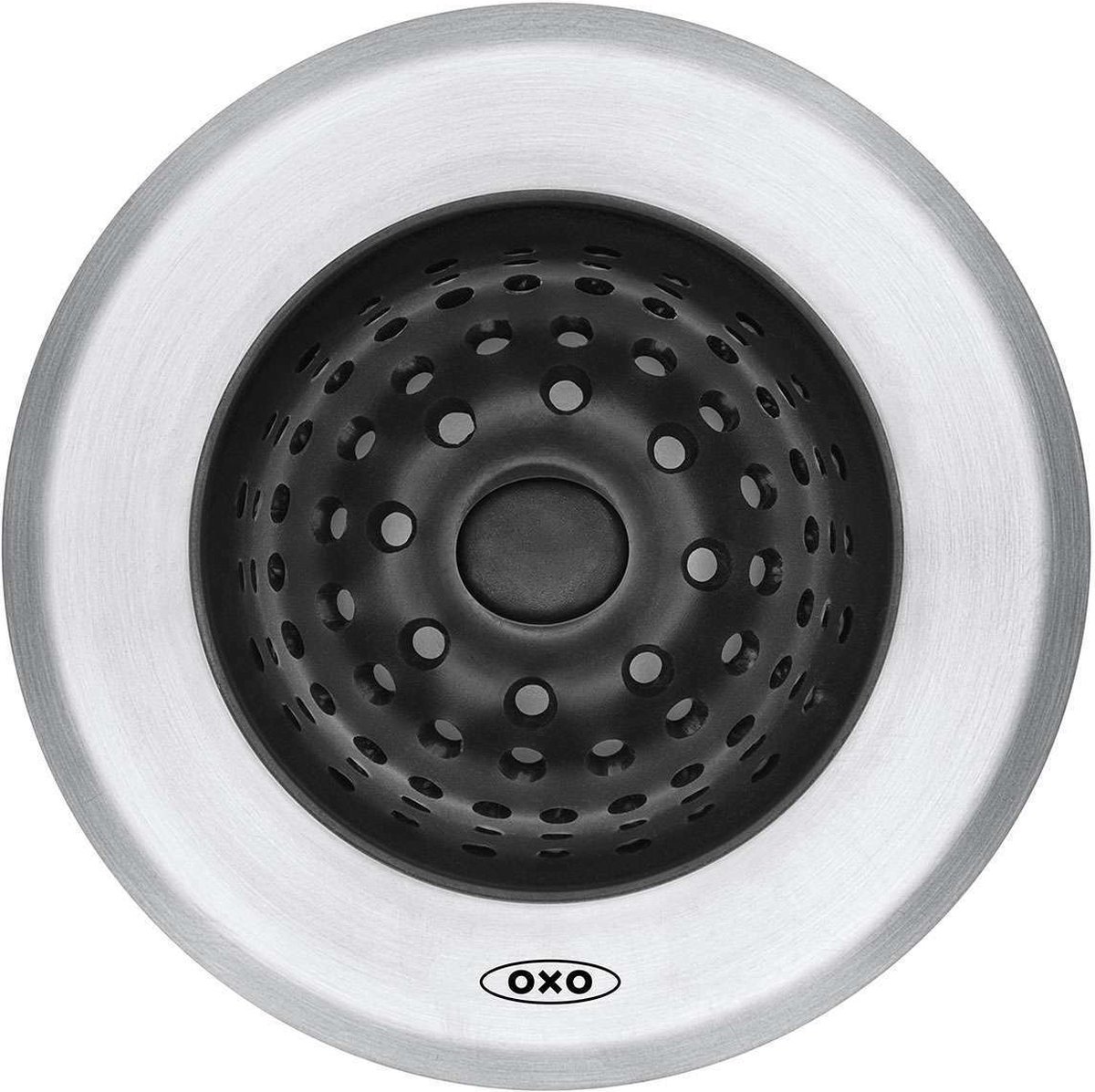 Goedkoopste OXO - Gootsteenzeef - Afvoerzeef - Good Grips - Siliconen - Rvs