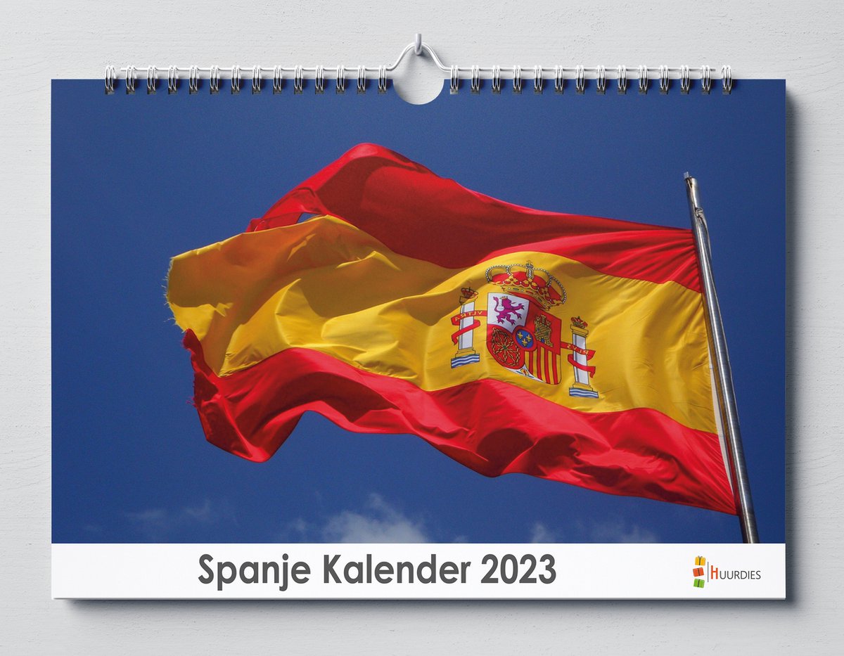 Spanje kalender 2023 | 35x24 cm | jaarkalender 2023 | Wandkalender 2023