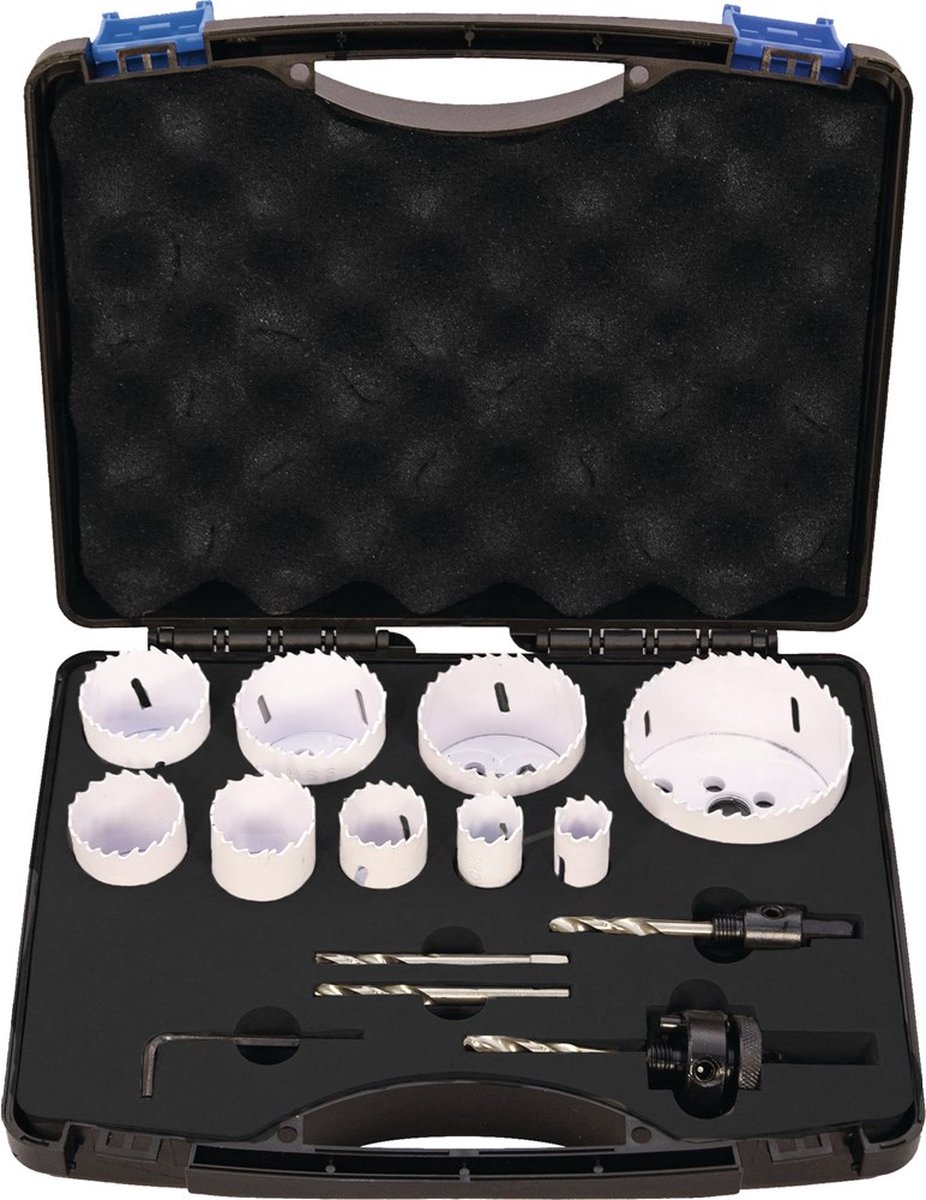 Promat gatzaagset 12-delig - snijdiepte 38mm - bi-metaal
