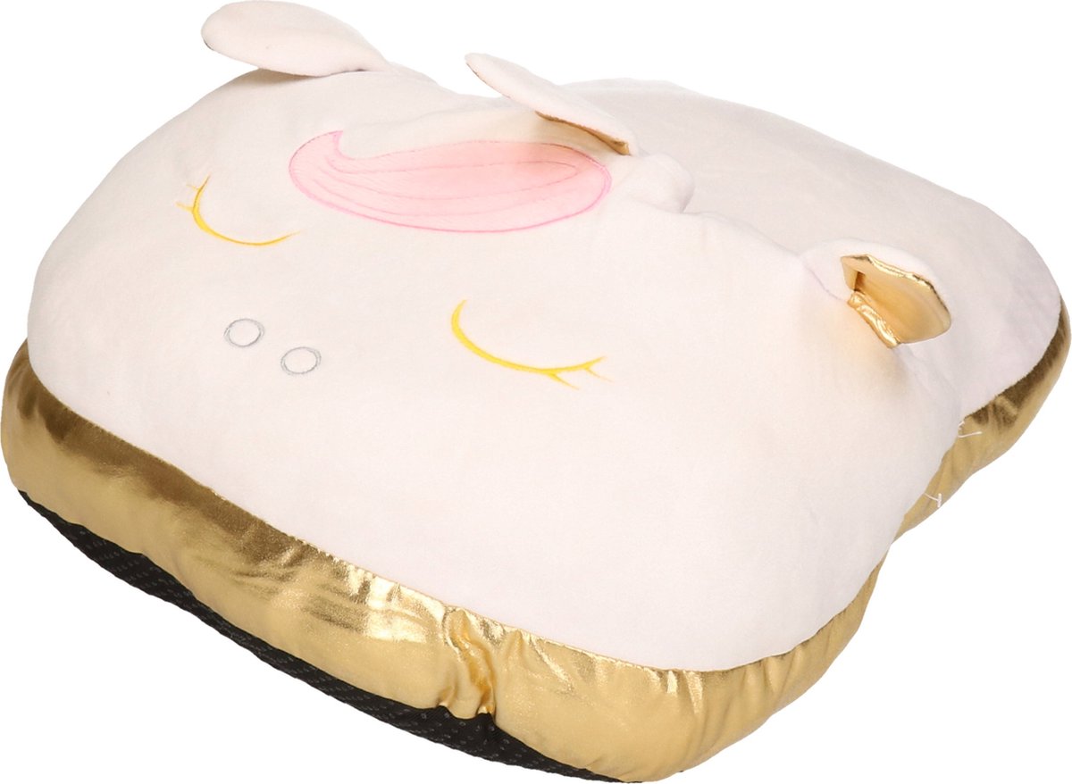 Goedkoopste Eenhoorn voetenwarmer slof wit voor meisjes/dames - dierensloffen/dierenpantoffels