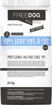 Freedog- puppy junior - pork & rice medium - 20kg