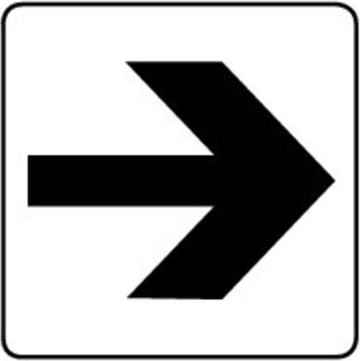 Pijl Sticker Rond verwijsbord sticker zwarte pijl | bol.com