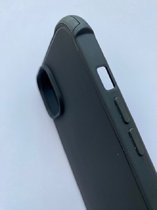 Geschikt voor iPhone 14 Anti shock siliconen hoes Zwart - Shock Proof Siliconen Back Cover