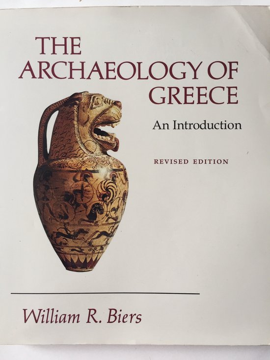 The Archaeology of Greece - cover