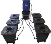 DWC IWS hydro systeem 6 pot -100l flexitank complete set