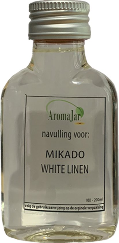Geurstokjes White Linnen- navulling