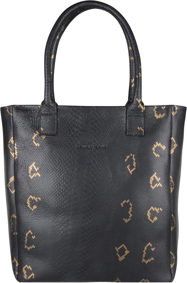 Cowboysbag Shoppers Bag Quartz 13 inch X Bobbie Bodt Snake Black