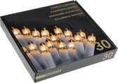 Kerstverlichting kaarsen - lichtsnoer 30 lampjes - warm wit