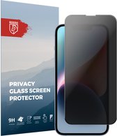 Rosso Privacy Screen Protector Geschikt voor de Apple iPhone 14 - 9H Gehard Glas - Case Friendly Tempered Glass - Eenvoudige Installatie