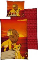 Housse de couette Disney The Lion King - Simple - 140 x 200 cm - Oranje