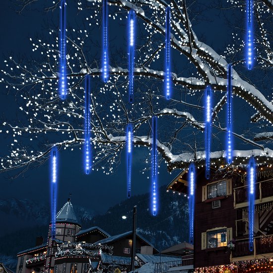 360 LED ijspegel buitentuin kerstverlichting ijs regenlichten regen
