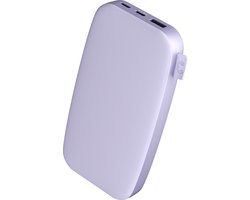 Fresh ‘n Rebel Powerbank 18000 mAh - Snellader (20W PD) - Powerbank iPhone en Samsung - 2x USB-C en USB-A - Lila