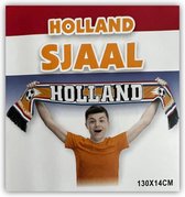 Sjaal Holland rood/wit/blauw/oranje | EK/WK Voetbal | Nederlands elfta| | Nederland supporter | 130x14 cm