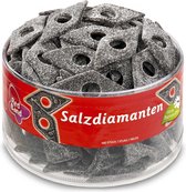 Red Band Zoute Diamanten 1 pot à 100 stuks - Zacht snoep - Zoute drop met salmiak smaak
