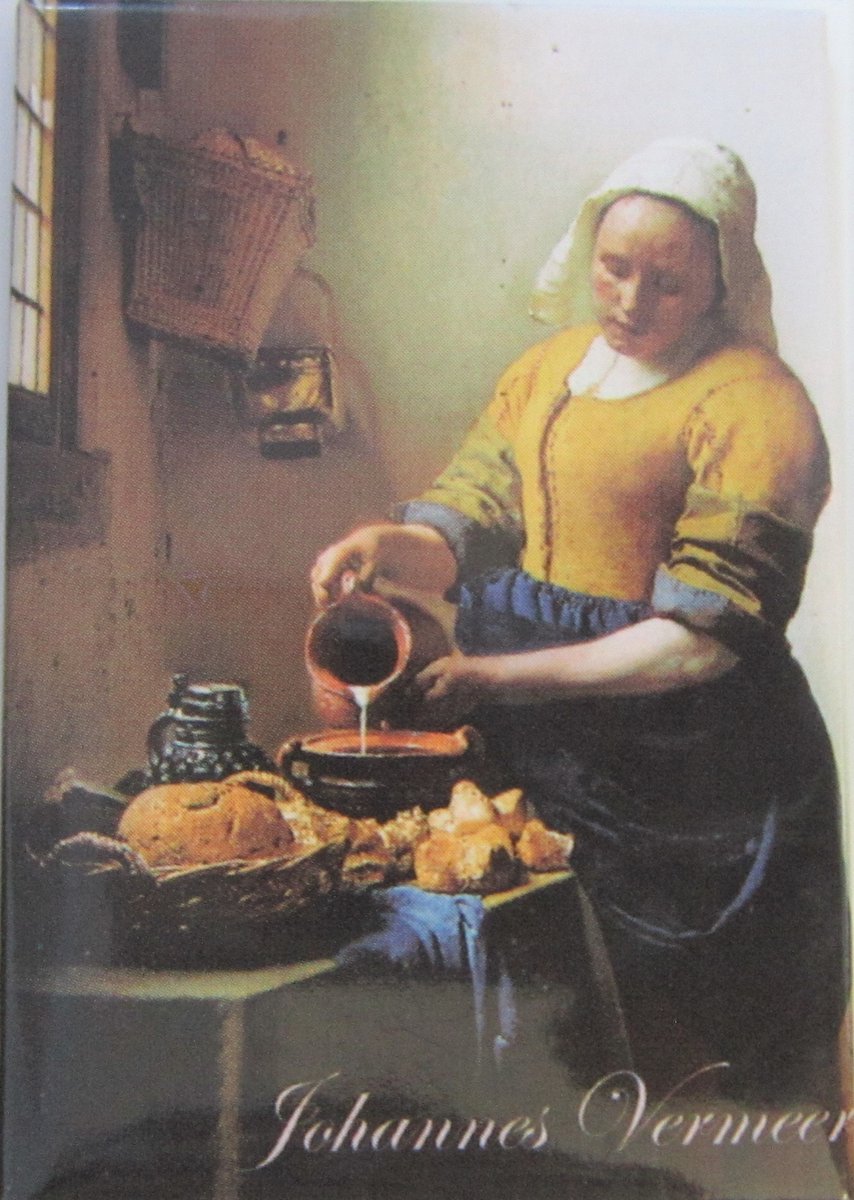 koelkast magneet melkmeisje Johannes Vermeer