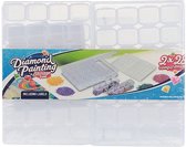 Toi Toys Diamond Painting opbergdoos 2x28-vaks met stickers