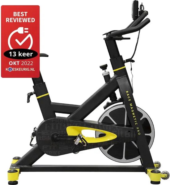 FitBike Race Magnetic Pro - Indoor Cycle - Fitness Fiets - Professioneel - Magnetisch weerstandsysteem - Sport fiets voor intensief gebruik