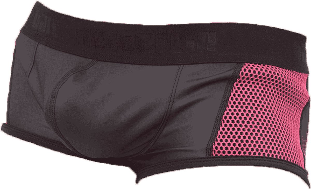 Barcode Berlin Fetish Boxer Pettar Roze - MAAT L - Heren Ondergoed - Boxershort voor Man - Mannen Boxershort