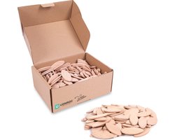 VONROC Lamellen voor lamellenfrees – Maat 20 (56x23x4mm) – 250 stuks – Universeel en voor de VONROC BJ501AC lamellenfrees