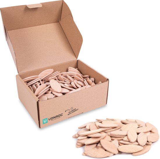 VONROC Stores coupe-goujons à lattes – Taille 20 (56x23x4mm) – 250 pièces – Universel et pour le coupe-goujons à lattes VONROC BJ501AC