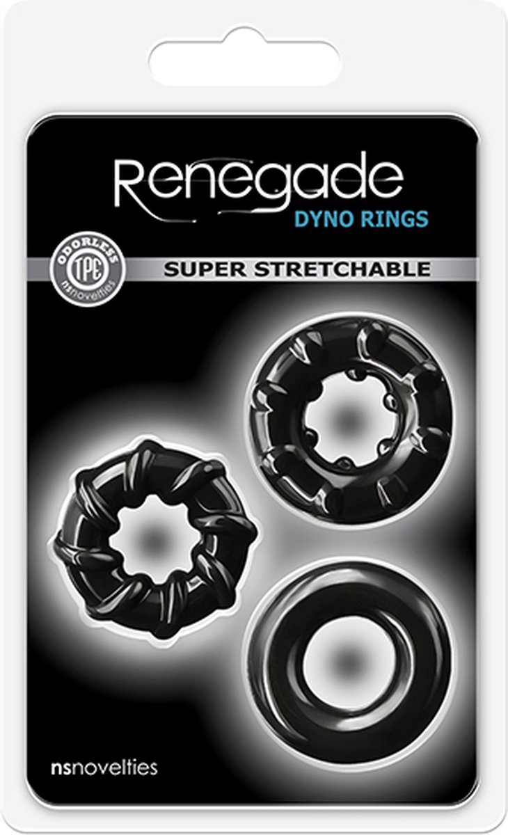 NS Novelties - Renegade Dyno Rings - Rings Zwart