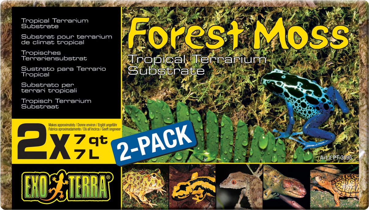 Exo Terra Forest Moss 2-Pack - 2 x 7L - Exo Terra