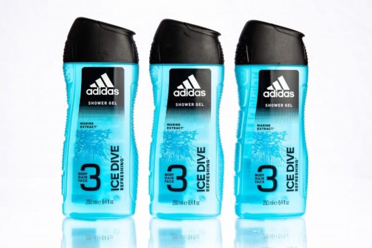 Adidas Douchegel - Ice Dive - Voordeelverpakking 3 x 250 ml