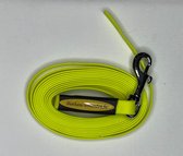 Fil de chasse/fil de repérage Biothane SuperFlex 3m 12mm jaune fluo cousu/cousu