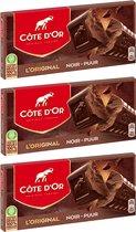 Côte d'Or chocoladereep puur - 400g x 3
