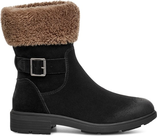 UGG Harrison Cuff Dames Laarzen - Black - Maat 37