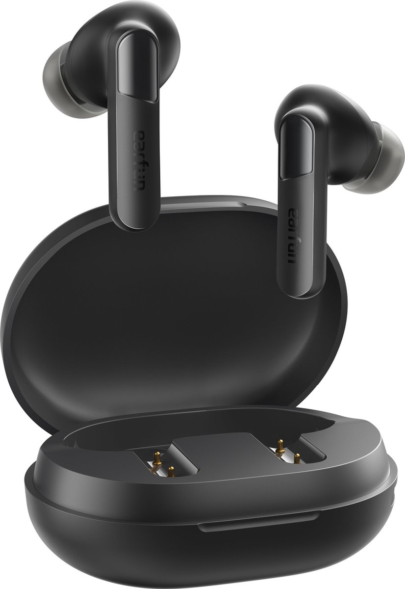 EarFun Air Mini - Draadloos - Bluetooth 5.2 oordopjes - In-ear - Microfoon - Earbuds - IPX7 - Voice assistant - Zwart