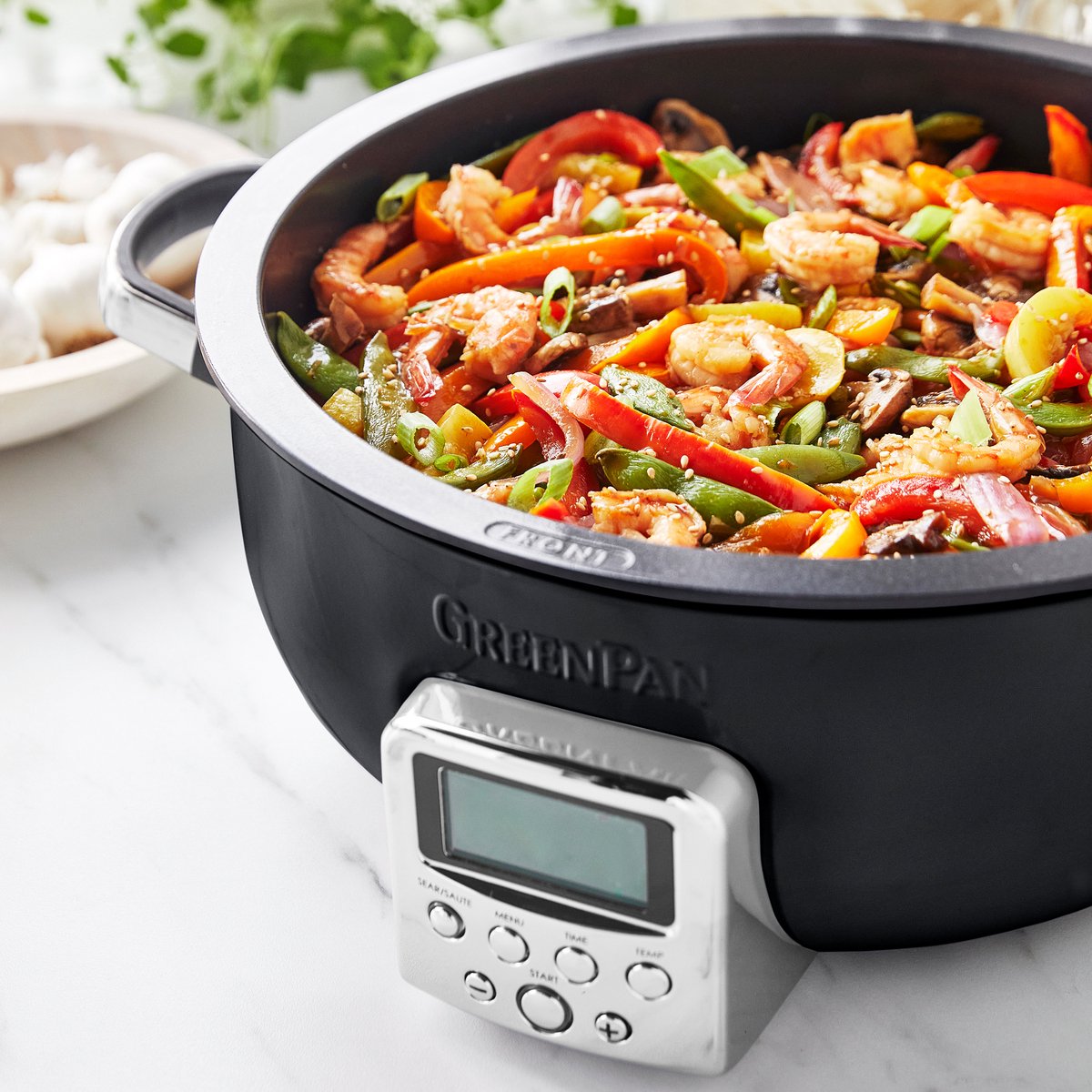 GreenPan Elite 5.6L slowcooker - PFAS-vrij met bruinfunctie thumbnail 5