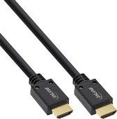 InLine 17901P HDMI Kabel, Ultra High Speed HDMI Kabel, 8K4K, Stecker / Stecker, schwarz / gold, 1m