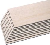 Pichler Balsahout plank C6439 (l x b x h) 1000 x 100 x 1 mm 10 stuk(s)
