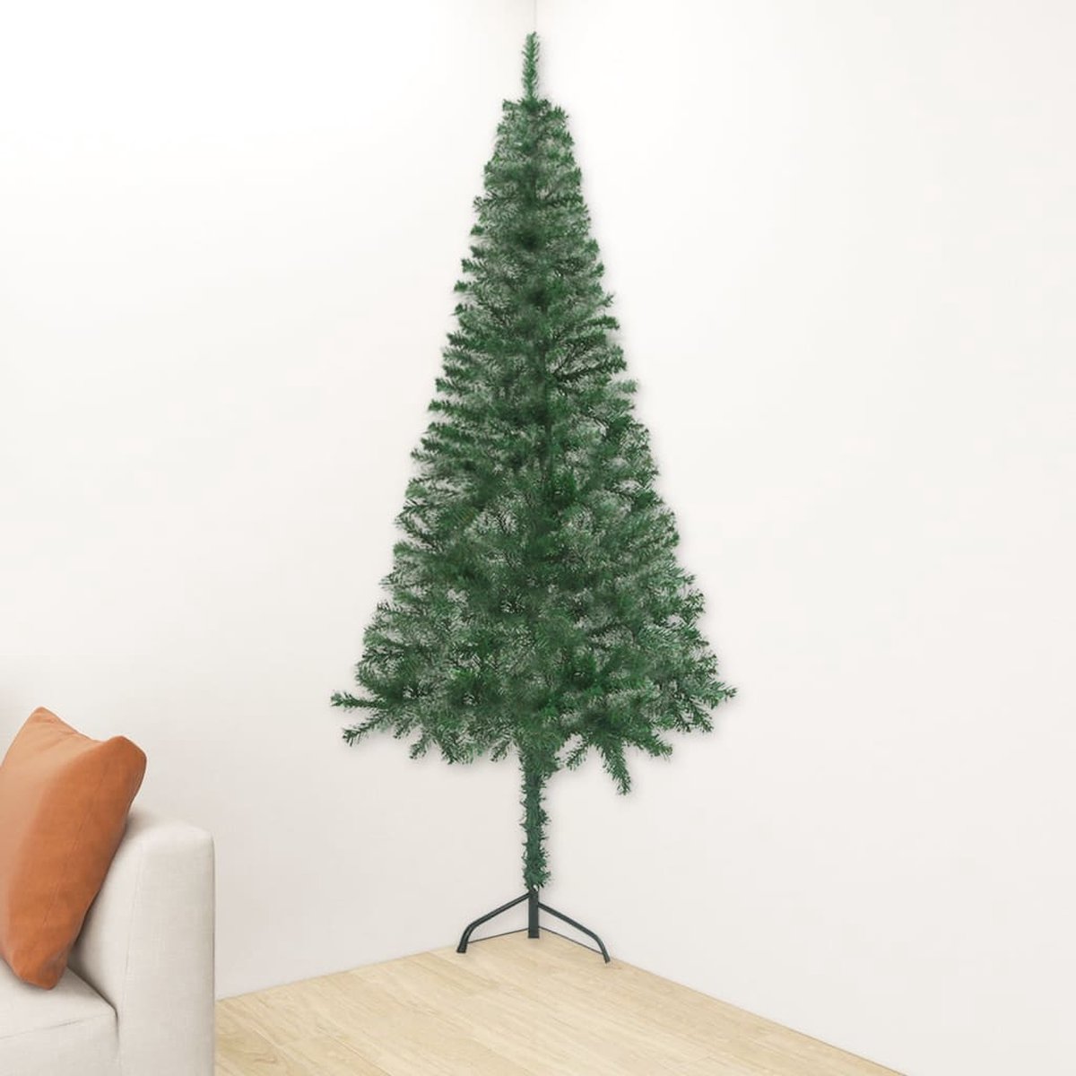 Prolenta Premium - Kunstkerstboom hoek 120 cm PVC groen