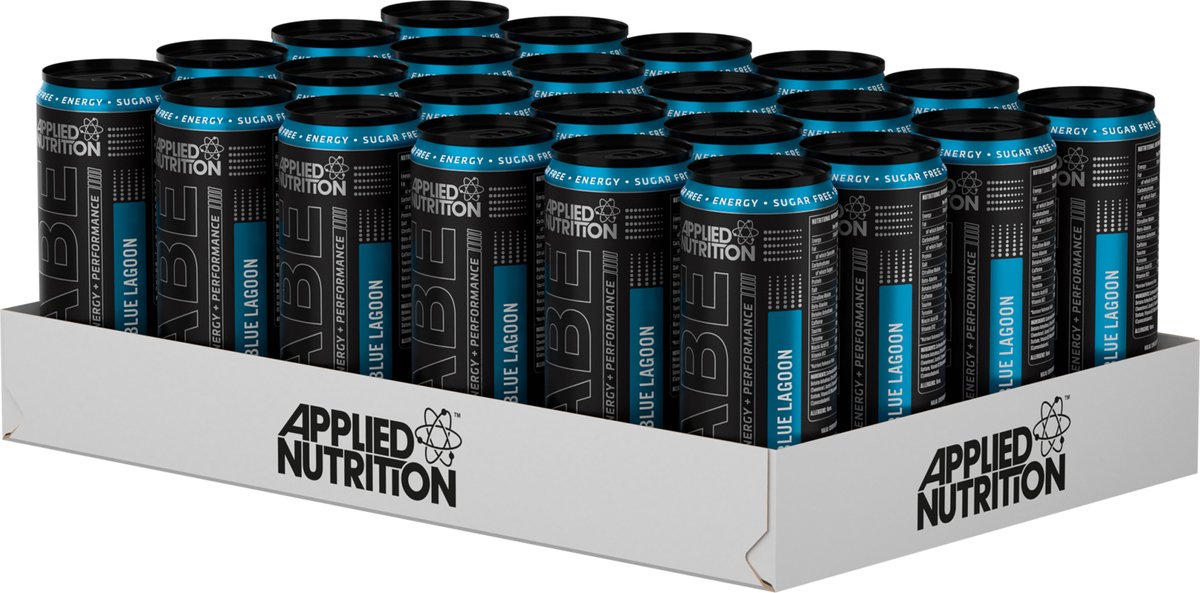 Abe Energy & Performance Can (Blue Lagoon - 24 x 330 ml) - Applied Nutrition - Pre-Workout