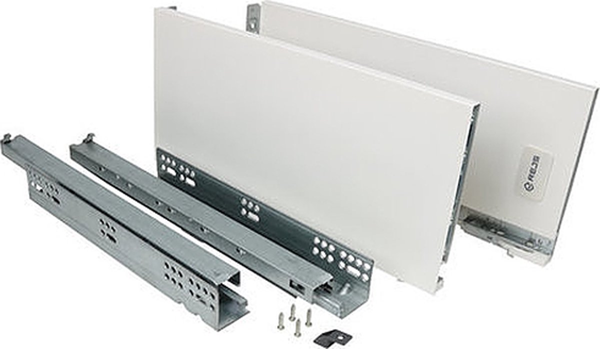 Strong Max Softclose, ladehoogte 249 mm Wit
