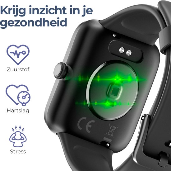 Smartwatch Kinderen – Stappen – Hartslag – Calorieën – Slaap Monitor