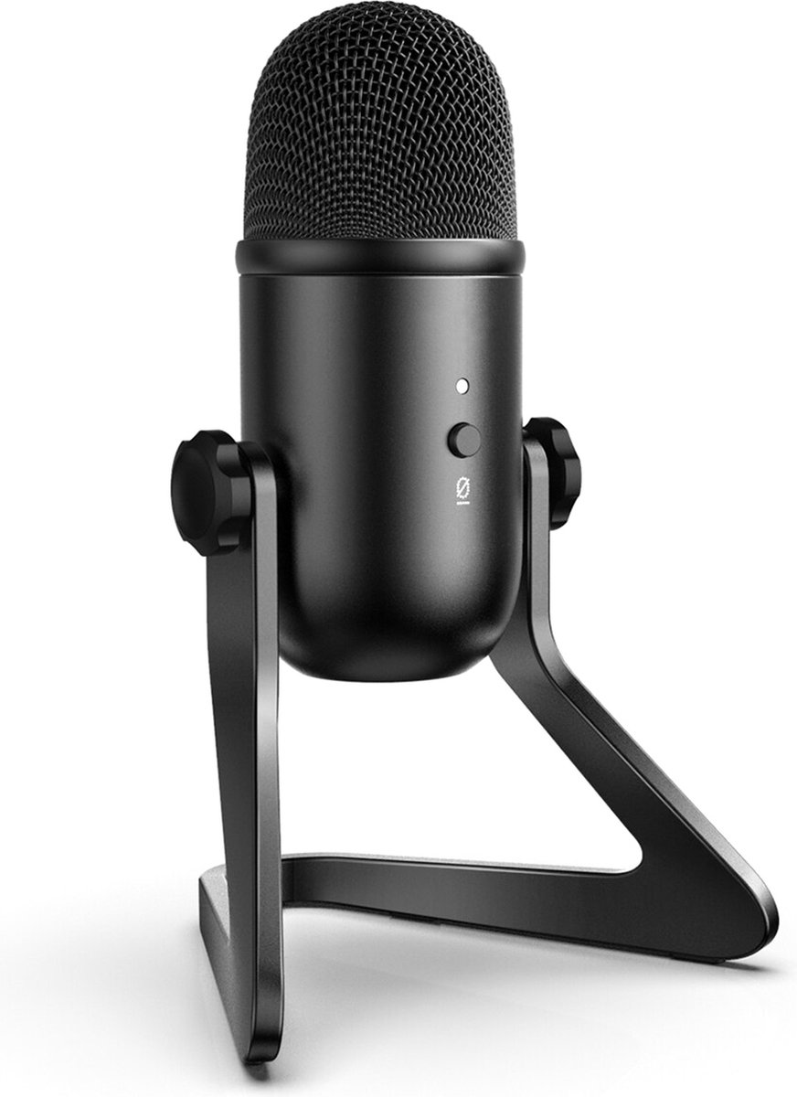 Brandie® - Microfoon - Studiocondensator - Gamingmicrofoon - USB-microfoon voor pc - Verstelbare microfoon met armstandaard en statief voor podcast- en YouTube-voice-overs - condensator microfoon