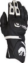 Furygan Higgins Black White Motorcycle Gloves 2XL - Maat 2XL - Handschoen